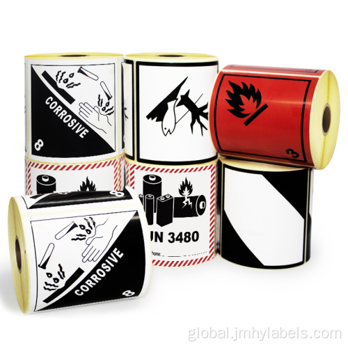 Label In Chemistry Custom private printed warning label sticker roll Manufactory